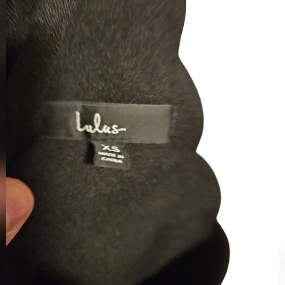 Lulus Simple Black Dress Size XS - Picture 4 of 4